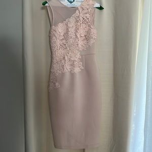 ASOS light pink dress